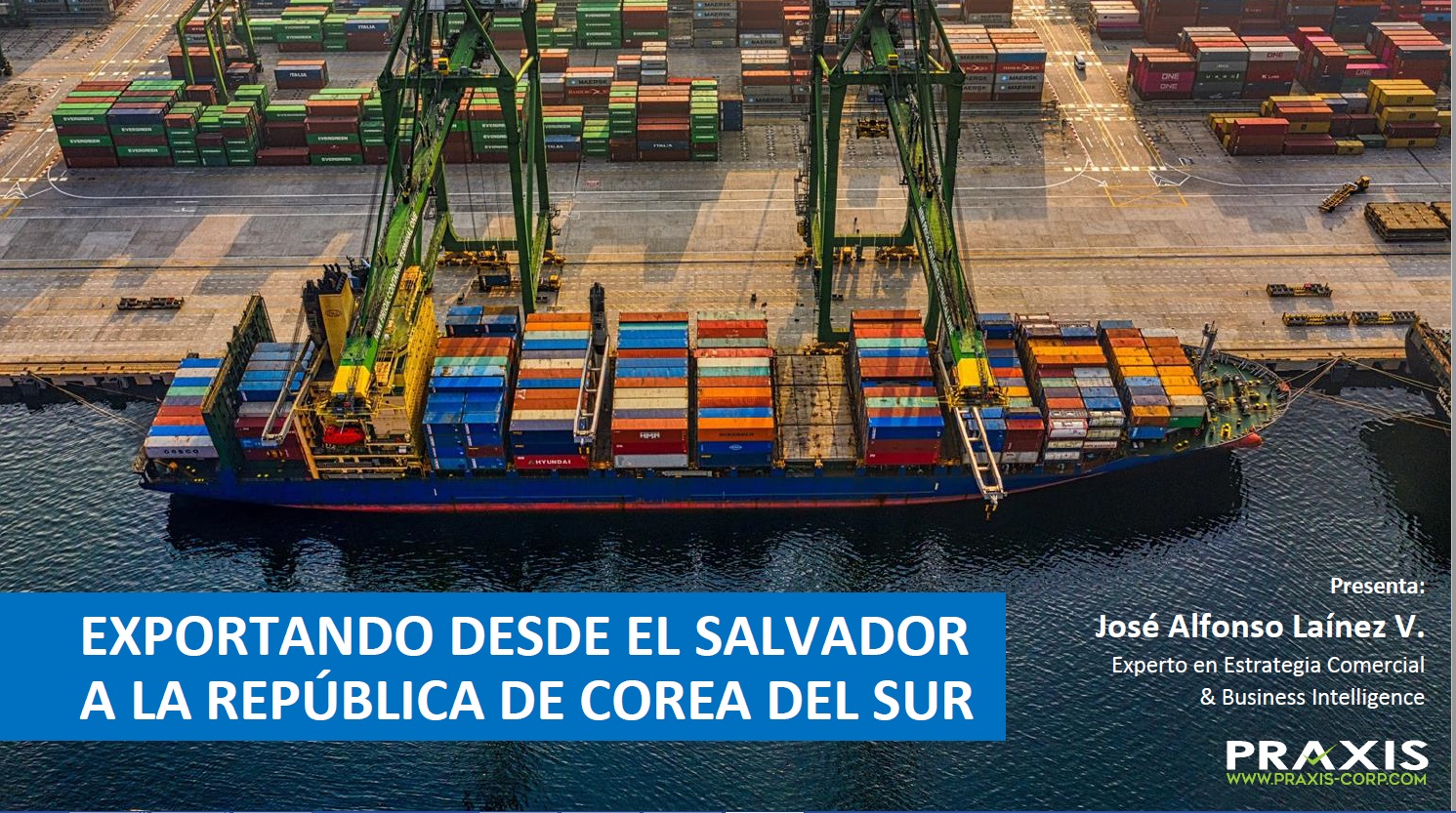Exportando desde El Salvador a Corea del Sur